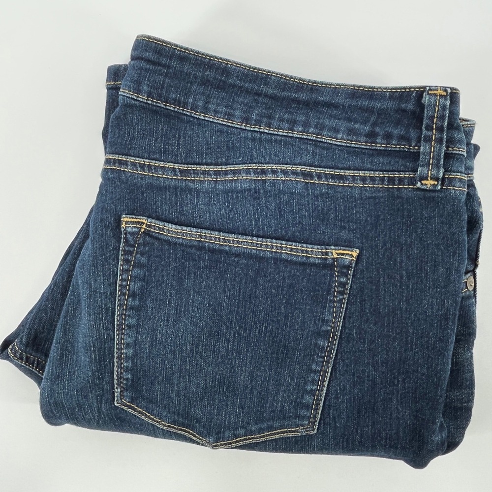 Style & Co Womens Dark Wash Curvy Boot Leg Jeans Size 12S P18-549